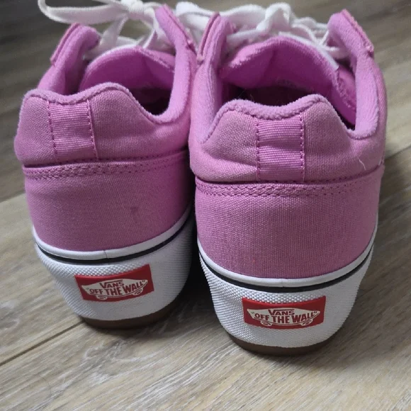 Vans Women's Bright Pink Seldan Canvas Sneakers - Picture 5 of 6